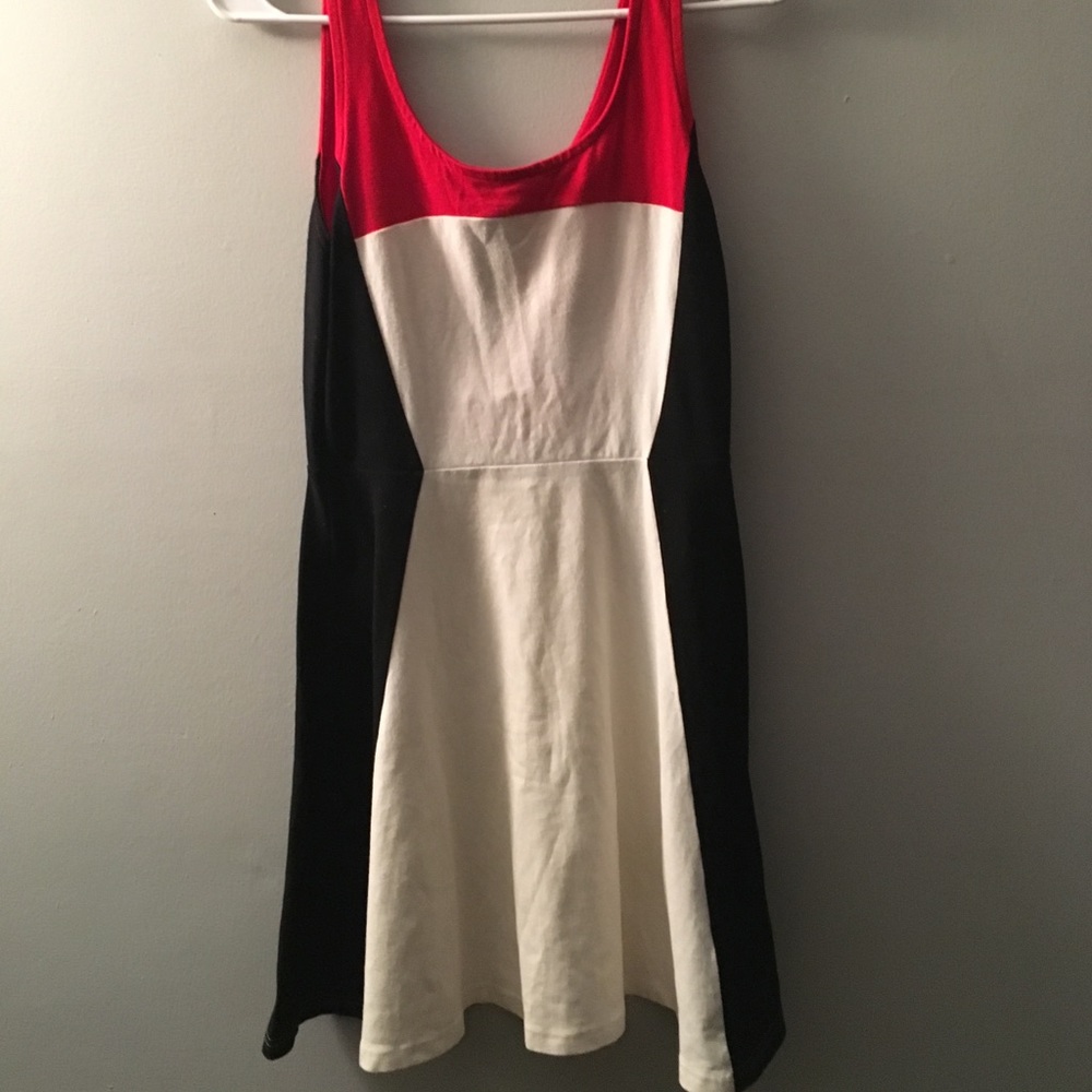 Slimming Color Block Express Tank Dress